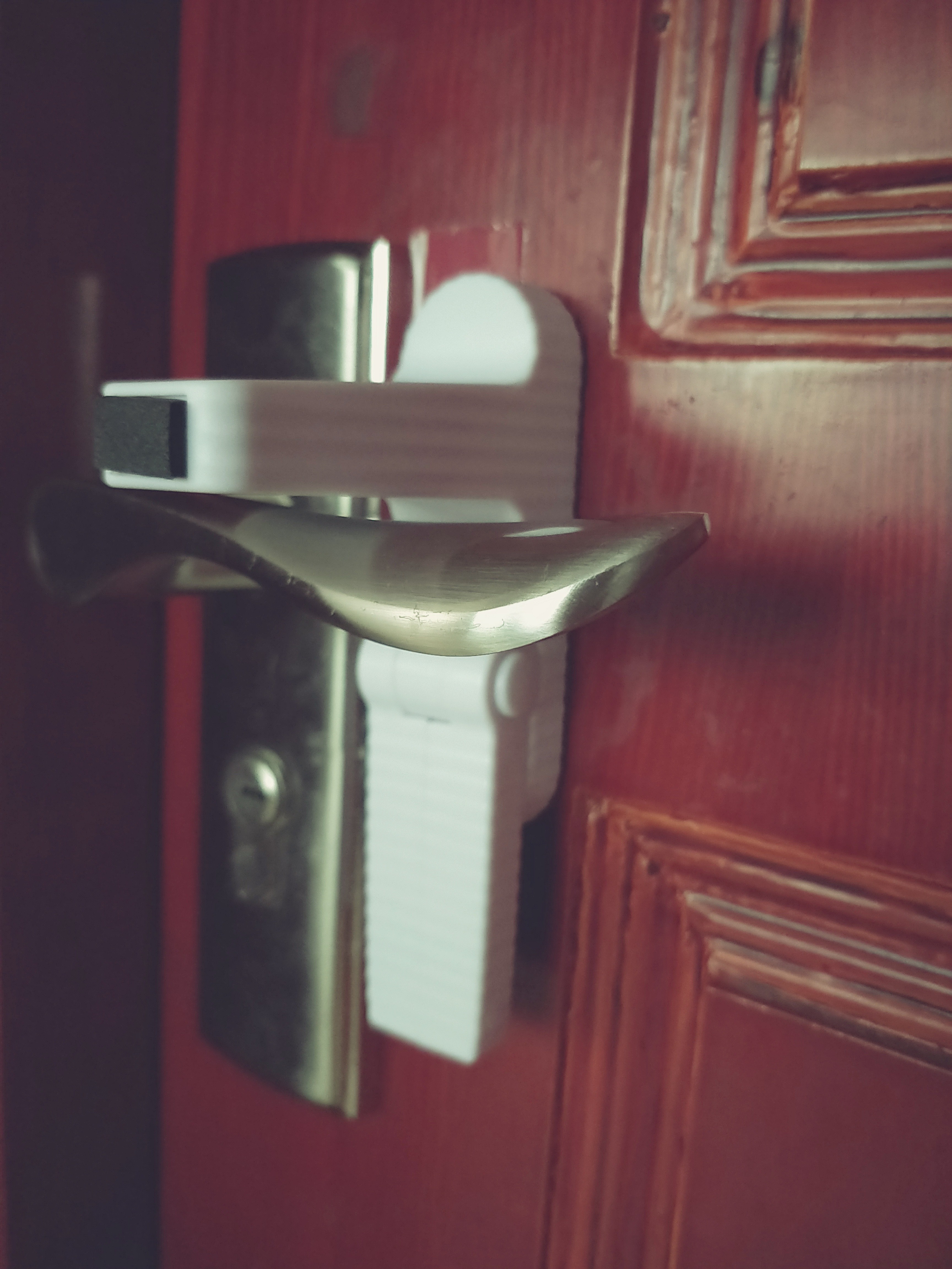 Mixed or Single Door Lever Baby Door Handle Lock 2 pcs/set Plastic Material