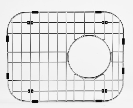 Rectangular Stainless Steel Bottom Wire Sink Grid Chrome Kitchen Organizer Protector