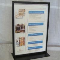 Buy cheap Easy Portability A4 Durable Metal Tabletop Display Stands product