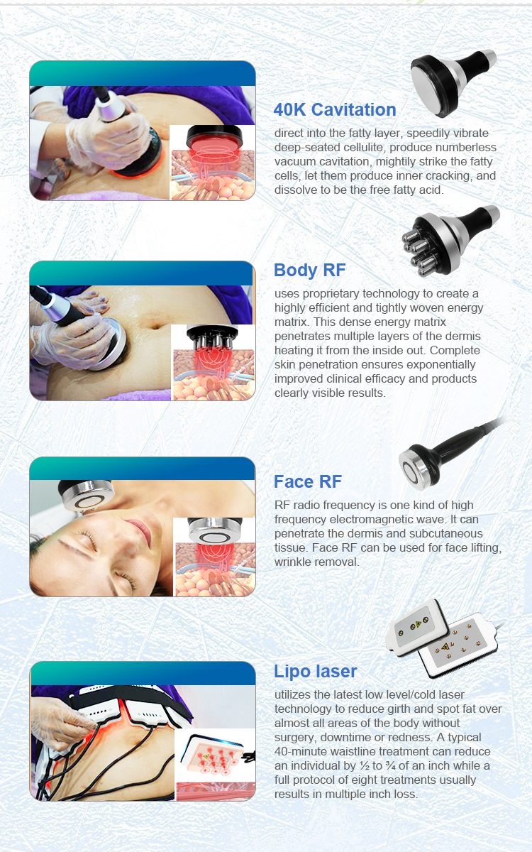 5 Handles Cryolipolysis Slimming Machine Body RF With LCD Display