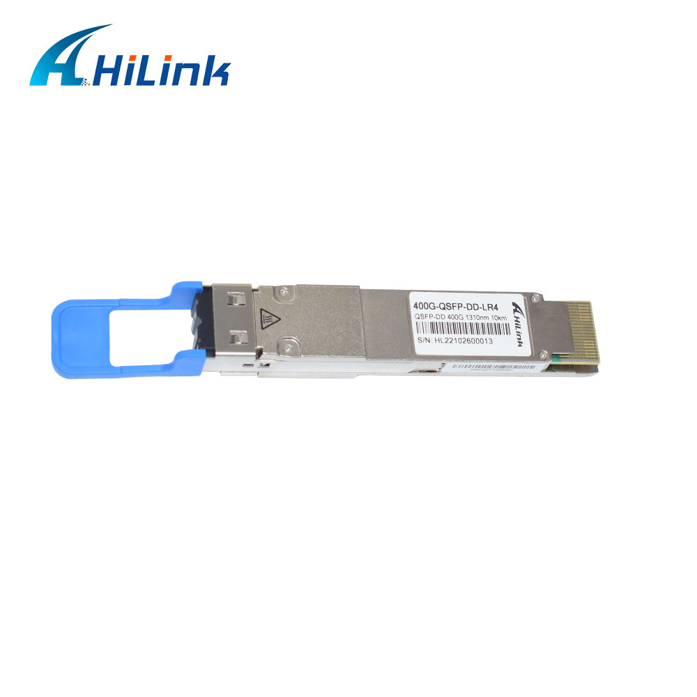 SMF Fiber Optic Transceiver Module QSFP DD 400G LR4 10KM with FEC DDM Duplex LC