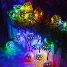 Buy cheap 10/20/40/50leds Fairy Moroccan Hollow Metal Ball LED String Lights Battery Powered for Wedding Holiday Indoor Outdoor Decoration from wholesalers