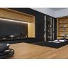 Buy cheap Custom Luxury Wood Grain MDF Moisture-Resistant Frameless Kitchen Cabinets Dubai Skyscraper Project Bulk Supplier Sink Apartment from wholesalers