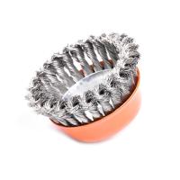 Buy cheap Deburring Wire Wheel Twist Knot Knotted Cup Brush product