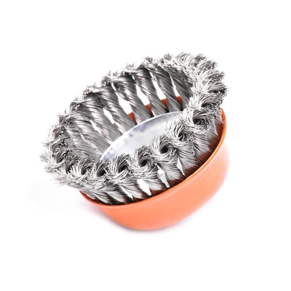 Buy cheap Deburring Wire Wheel Twist Knot Knotted Cup Brush from wholesalers