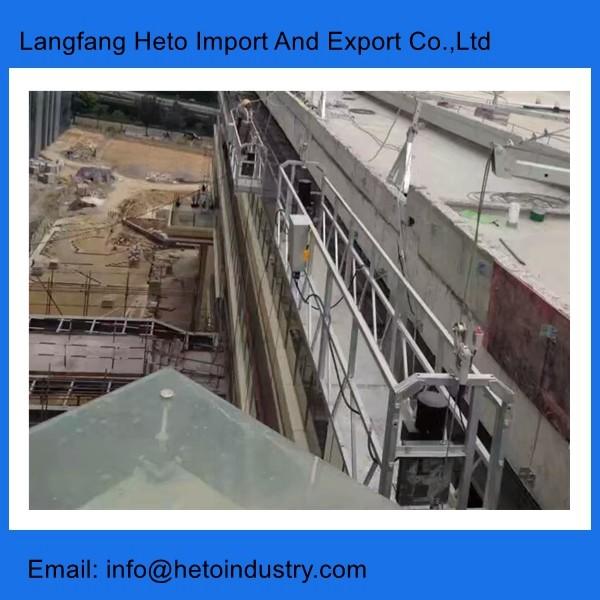 Buy cheap Construction gondola exporter 6 meters temporary suspended platform for building maintenance from wholesalers