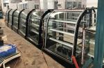 Commercial Bakery Pastry Display Cases Glass Dessert Refrigerator