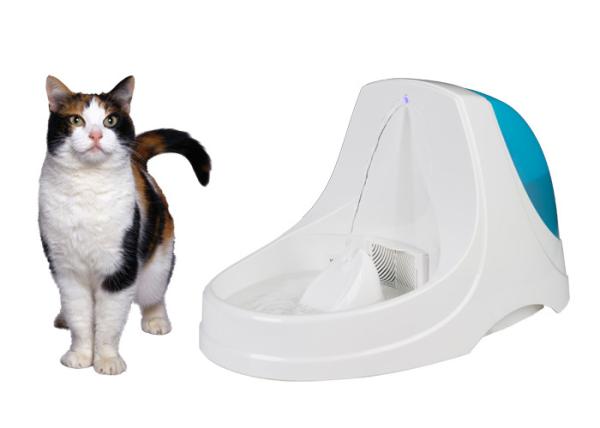 Buy cheap AC 100V - 240V Indoor Cat Drinking Fountain With IPX8 Water Pump Activated Carbon Filtration from wholesalers