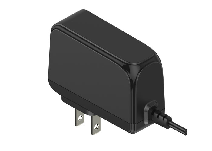 Black / White AC DC Power Adapter 2 Prong 12V 2A US Plug Switching Power Supply
