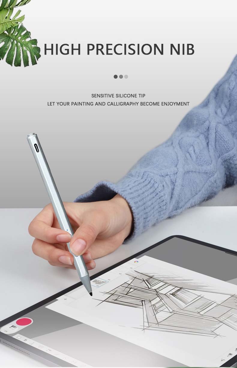 Palm Rejection 2nd Generation Screen Touch Pen Active Stylus Pencil WR19 3.7V