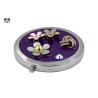 Buy cheap Flower Engraved Handbag Compact Mirror , Mens Cosmetic Compact Mirror from wholesalers