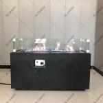 Propane Metal Fire Pit Fire Bowl Powder Coated Black Color