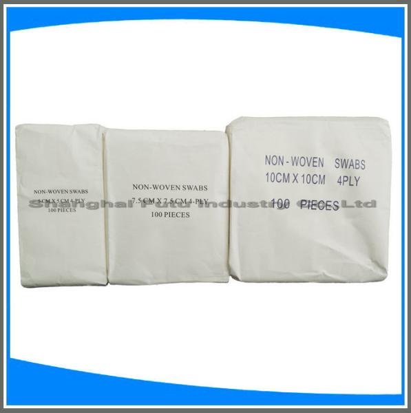 Buy cheap Medical use hospital consumables 4 ply non woven swab medical swabs non woven bags prices from wholesalers