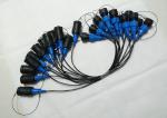 3 Core Geophone Connector , KCK Screw Seismic Cable Connector