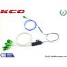 Buy cheap Blockless 0.9 mm Fiber Optic Splitter 1X8 Un-connectorized With Fan Out Kits from wholesalers