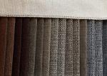 Plain Grey Upholstery Fabric , CE Woven Sofa Set Jute Fabric