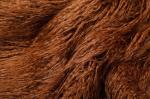 Brown Acrylic Mongolian Curly Sheep Faux Fur Fabric , Mixed Mongolian Fur By The