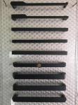 Multiple Color Shower Enclosure Door Handles Customized Material Surface