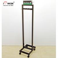 Buy cheap 4-Caster Retail Store Custom Metal Floor Stand Leather Belt Display Rack product