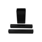 ASTM 7mm Black Metal Square Tubing S235JR 2 Inch Black Steel Pipe