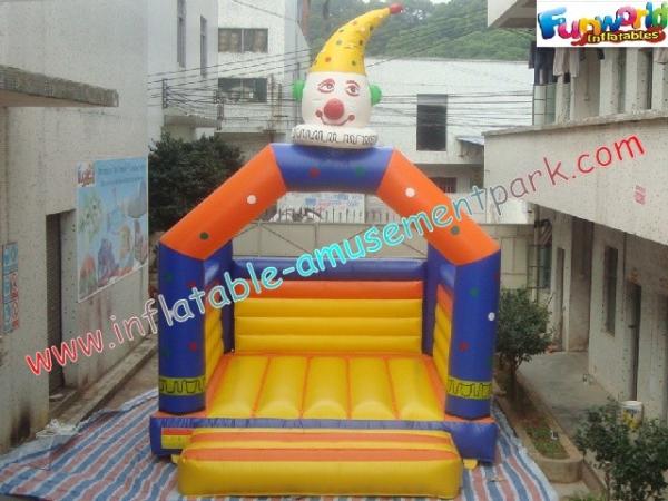 Buy cheap PVC Clown Commercial Bouncy Castles , Promotional Inflatable Bouncy House from wholesalers