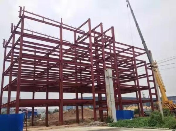 Buy cheap Fiberglass Wool Prefabricated Steel Frame Buildings For Bungalow from wholesalers