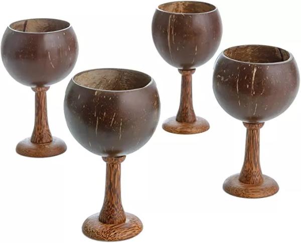 Buy cheap Coconut Bowl Cup Hawaiian Party Decorations Tableware Coconut Shell Wine Cup from wholesalers