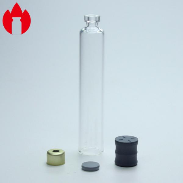 Buy cheap Clear Neutral Borosilicate Glass Cartridges 3ml Capacity For Medical Use from wholesalers