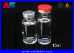 Blue / white / Black 3ml 15ml Pharmaceutical Tubular Small Glass Containers With