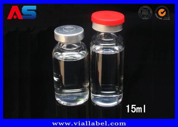 Buy cheap Blue / white / Black 3ml 15ml Pharmaceutical Tubular Small Glass Containers With Lids from wholesalers