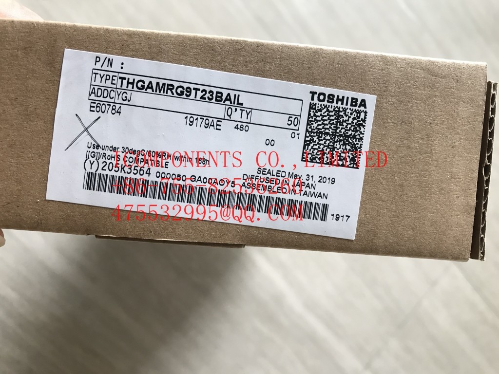 THGAF8G9T43BAIR KIOXIA UFS2.1 NAND Flash Serial 64GB 2.7 to 3.6V 1166MB/s 153-Ball WFBGA (Alt: THGAF8G9T43BAIR)