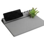 Water Resistant Super Thin Wireless Charging Leather Mouse Pad Custom Size
