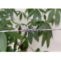 Buy cheap 2.0mm Double Twist Barbed Wire 200m Barbed Wire Fencing 5inch Barb Spacing product