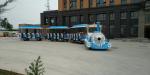 Square Safety Tourist Train Rides Kids Party Train 380V Customize Color