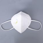 Buy cheap Ear Mounted White KN95 Filter Mask Folding Valved Dust Mask 155mm*105mm from wholesalers