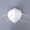 Buy cheap Ear Mounted White KN95 Filter Mask Folding Valved Dust Mask 155mm*105mm from wholesalers