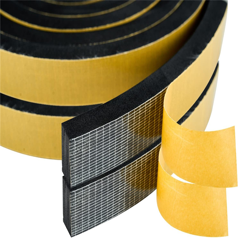 Adhesive Weather Stripping Door Seal Soundproof Doors And Windows Insulation Foam Tape