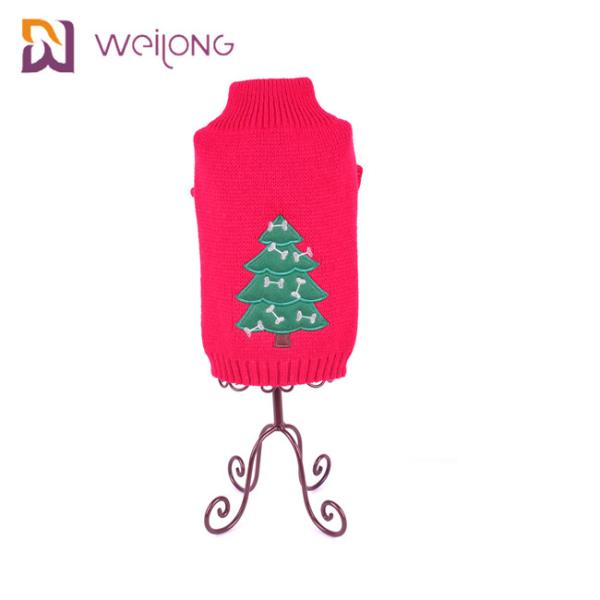 Dog Christmas Sweater Funny Winter Pet Clothing Warm Vest For Small Medium Cats