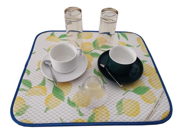 Buy cheap Multifunctional Microfiber Dish Drying Mat Anti Oil For Utensils Polyester from wholesalers