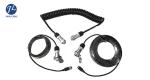 Truck Trailer Bus 7 Pole Rear View Camera Cable , Security Camera Video Cable