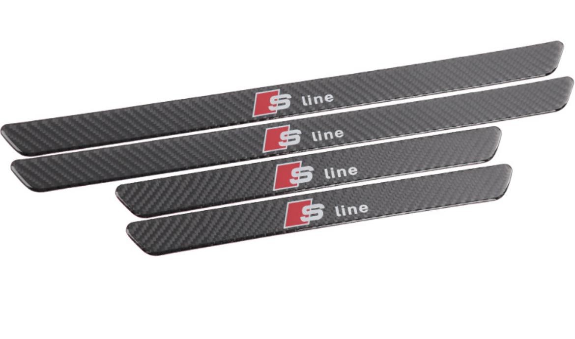 Audi A6L Interior Modified Carbon Fiber Decorative Stickers UV Glossy