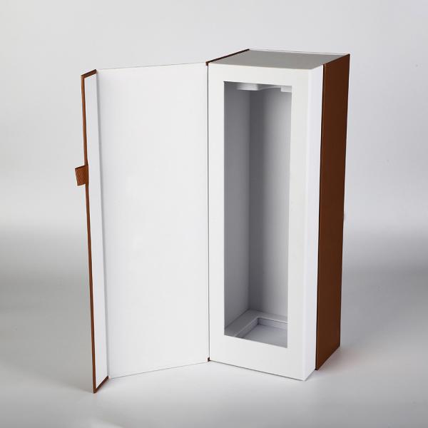 EVA Insert Inlay Rigid Magnetic Gift Box Greyboard Collapsible Flap Closure Wine