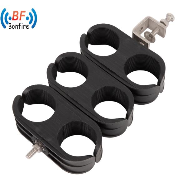 Buy cheap KXK-2201- Double Hole Double Cable Clamp for Stainless Steel Power Cable at Cell Tower from wholesalers