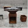 Buy cheap Outdoor Use Easy To Clean Steel BBQ Grill With 1200mm Diameter Cooking Plate Corten Steel from wholesalers