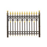 Buy cheap Villa Cast Iron Fence For Outdoor Terrace , Cast Iron Garden Decor product