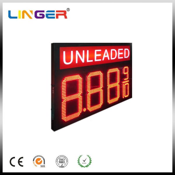 Buy cheap Double Sides Unleaded LED Gas Price Sign With RF Wireless Remote from wholesalers