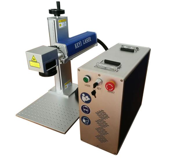 Buy cheap Mopa Mini Portable Fiber Laser Marking Machine On Stainless Steel Colorful from wholesalers