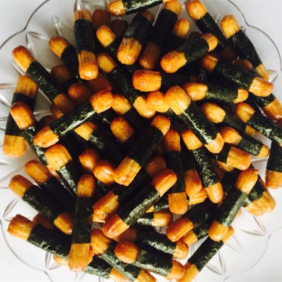 Buy cheap Seaweed Rolled Rice Cracker Snacks Crispy Delicious Puffed Rice Snacks from wholesalers