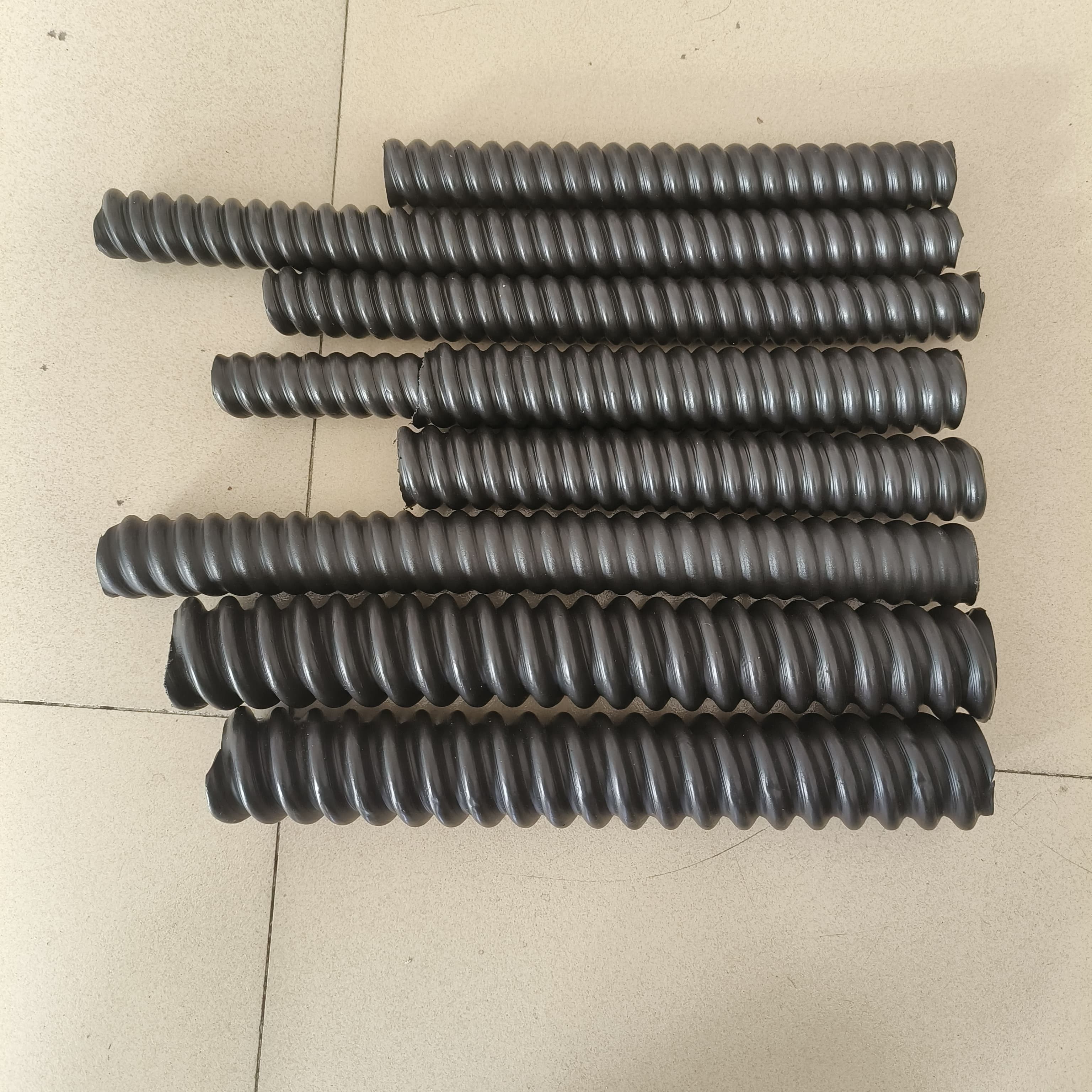 37-55kw Motor Power Spiral Pipe Extrusion Line For Pe Pipe Single Wall Production Line