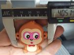 Animal Monkey Rubber Knobs Childrens Bedroom Drawer Knobs Soft Plastic Dresser